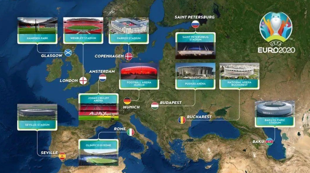 欧洲杯大变革：10座球场、24支球队、欧足联扩张